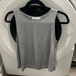 Light grey/blue tank top - LIKE NEW!